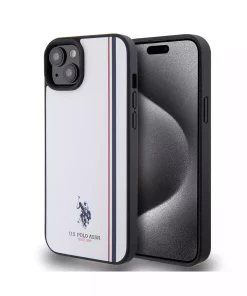 چاپ کاور طرح دار لوگو‎دار نوار نوک 150 سفید رنگ برند U.S. Polo Assn. کد 1732895497