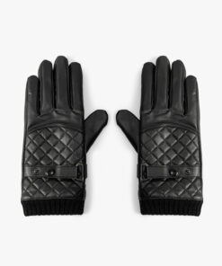 دستکش دکمه‎دار چرم مصنوعی پنبه دوزی شده برند Koton کد 1733233655