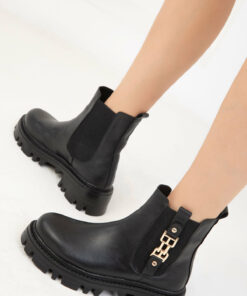 نیم بوت زنانه مشکی برند SOHO کد 1733855925