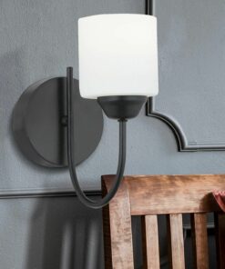 دیوار مدرن برای لامپ طرحدار حمام پایه اتاق - تخت مشکی برند Apliqa کد 1735357172