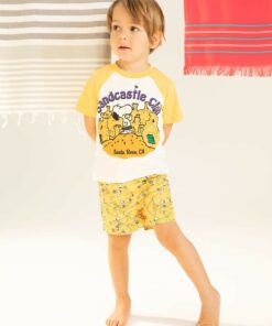 ست کودک آبی آستین کوتاه تیشرت پسر برند Defacto کد 1733430190