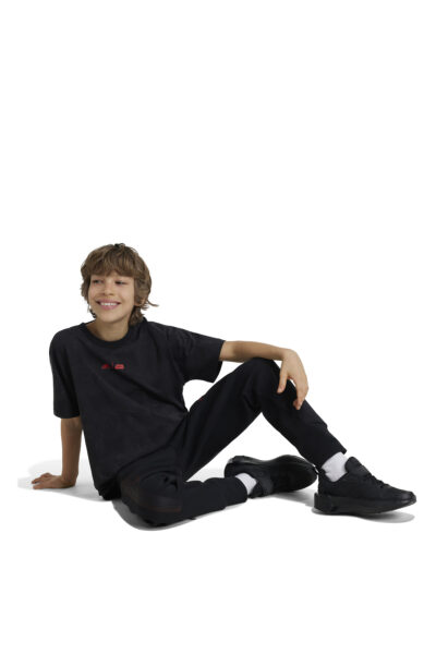 بچه گانه تیشرت مشکی موضوع برند adidas کد 1734237147