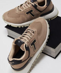 کفش اسپرت اسنیکر ایوا کف بند دار لیز نمیخورد بژ برند Tonny Black کد 1734767466