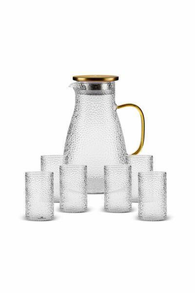 پارچ ست لیوان 7تکه طلایی برند Karaca کد 1733755905