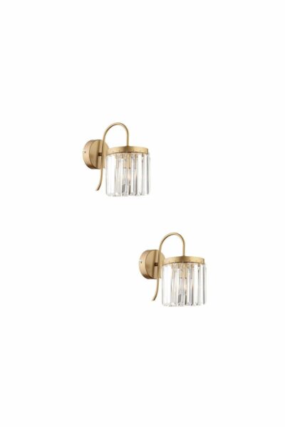 دیوار لامپ برای ست کریستال نگین دار طرح کهنه شده اتاق - تخت برند Apliqa کد 1735353733