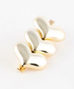 سگک طرح‎دار قلب طلایی زنانه برند Defacto کد 1733189112