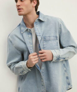 پیراهن برش متناسب جین آبی روشن / دیلون برند Mavi کد 1733756727