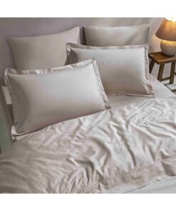 بالشت و رویه ست پنبه والان‎دار ساتن سنگی ترکیب تطبیق برند Linens کد 1734446595