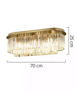 ست سالن مدرن مستطیلی طراحی نگین دار 3تکه طرح کهنه شده لوستر-sconce برند Apliqa کد 1735357165