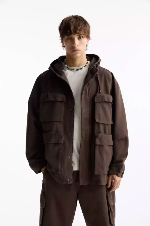 جیب دار چند قهوه‎ای برند Pull & Bear کد 1734879652