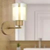 دیوار ست مدرن برای لامپ شیشه ای طرح کهنه شده عسل حمام پایه اتاق - تخت برند Apliqa کد 1735353728