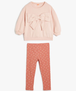 تایت سوییشرت ست خالدار پاپیونی برند Koton کد 1735787600