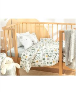 ست کاور سرویس خواب کودک پنبه ای Honey سبز 100x150cm برند English Home کد 1737724811