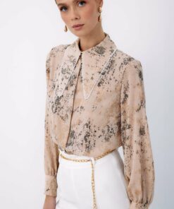 پیراهن یقه دار گشاد برند Sateen کد 1736835860