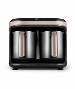 دستگاه قهوهساز ترک فولادی رز گلد دوتایی برند Karaca کد 1737898996