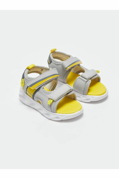 صندل پسرانه چسب پارچه ای مراحل برند LC Waikiki کد 1737302769