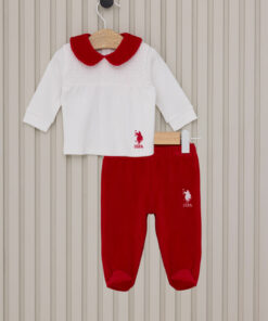 ست کودک دخترانه سفید برند U.S. Polo Assn. کد 1735788979