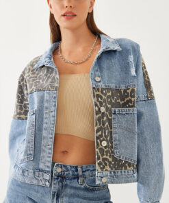 ژاکت طرحدار پلنگی زنانه برند Bianco Lucci کد 1738052537