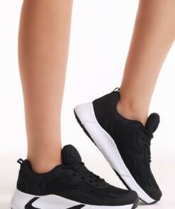 کفش اسپرت سفید مشکی برند Tonny Black کد 1736091020