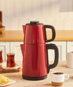 چای ساز 1فولادی 20 قرمز برند Karaca کد 1738220489