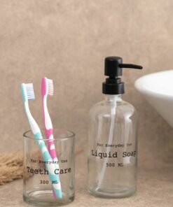 ست سرویس بهداشتی خانه شیشه ای چاپی برند LC Waikiki کد 1737904447