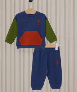 ست کودک آبی پسر برند U.S. Polo Assn. کد 1735787183