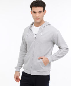 بلوز گرمکن ملانژ طوسی مردانه bsc برند Kinetix کد 1737513969