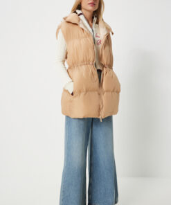 جلیقه کمر چیندار پفدار زنانه برند Happiness İstanbul کد 1735980679