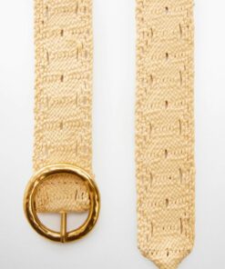 کمربند سگکدار قلاب دوزی برند MANGO کد 1737650239