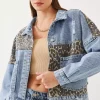 ژاکت طرح‎دار پلنگی زنانه برند Bianco Lucci کد 1738052537