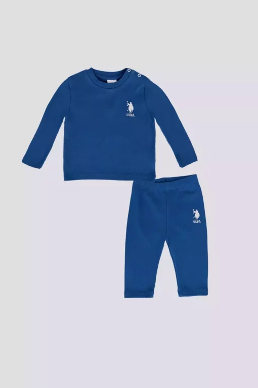 ست کودک آبی پسر برند U.S. Polo Assn. کد 1735787601