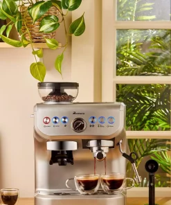 دستگاه اسپرسو coffee کاپوچینو با شکن آسیاب، برند Karaca کد 1737898465