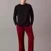 ست لباس راحتی برش راحت پنبه ای قرمز مردانه برند Calvin Klein کد 1737513509