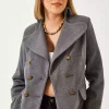 کت آستر‎دار دکمه‎دار زنانه برند Bianco Lucci کد 1737880275