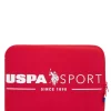 کلاسور طلقی قرمز-سفید کیف برند U.S. Polo Assn. کد 1737293109
