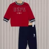 ست کودک قرمز پسر برند U.S. Polo Assn. کد 1735788972