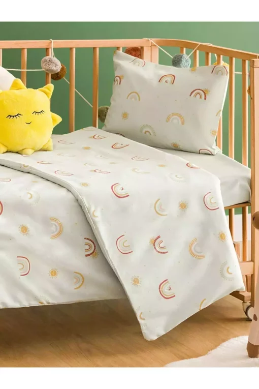 ست کاور سرویس خواب کودک پنبه ای چاپی 150cm برند LC Waikiki کد 1737724872