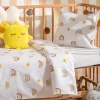 ست کاور سرویس خواب کودک چاپی رنگین کمان سفید 100پنبه 150cm برند LC Waikiki کد 1737724874