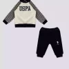 ست کودک 2‎تکه آستین طرحدار راه‎راه شیری assn برند U.S. Polo Assn. کد 1735788133