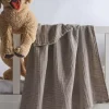 پتو بچه گانه کودک نرم muslin 4طبقه دار بژ 100پنبه 100x100cm برند Mariva home کد 1735789341