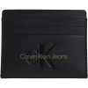 لوگو‎دار خاکستری جا کارتی سنگ لوح با اسلات به طور ناگهانی مردانه برند Calvin Klein کد 1737643154