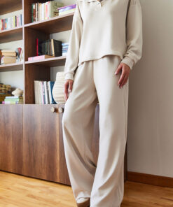 ست پایین بالا یقه پارچه مودال زنانه برند Bianco Lucci کد 1738399649