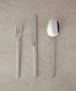 ست کارد, قاشق و چنگال فولادی ضد زنگ 6نفره 18تکه نقره ای برند English Home کد 1740253640