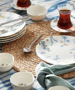 ست سرویس صبحانه چینی 6نفره 26تکه آبی برند Karaca کد 1738769656