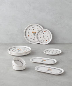سرویس صبحانه پاییز سرامیک 4نفره 10تکه رنگی برند English Home کد 1738768456