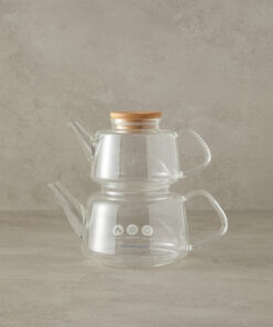 کتری شفاف 890میلی لیتر 500میلی کوچک برند English Home کد 1738595656