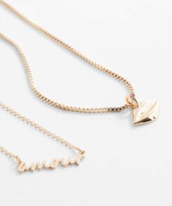 گردنبند لب برند MANGO کد 1740235870