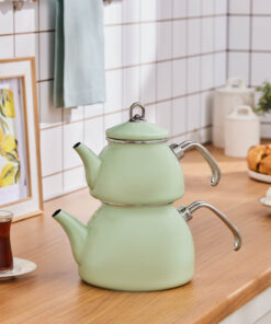 ست کتری لعابی سبز برند Karaca کد 1738596257