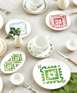 سرویس صبحانه قالیچه سربند 6نفره 26تکه برند Karaca کد 1738769136