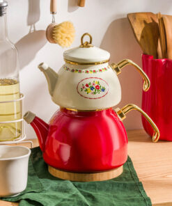 کتری گلدار جدید لعابی city چاپی برند LC Waikiki کد 1738595657